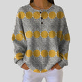 Thyra | Vintage Jumper with Geometric Pattern