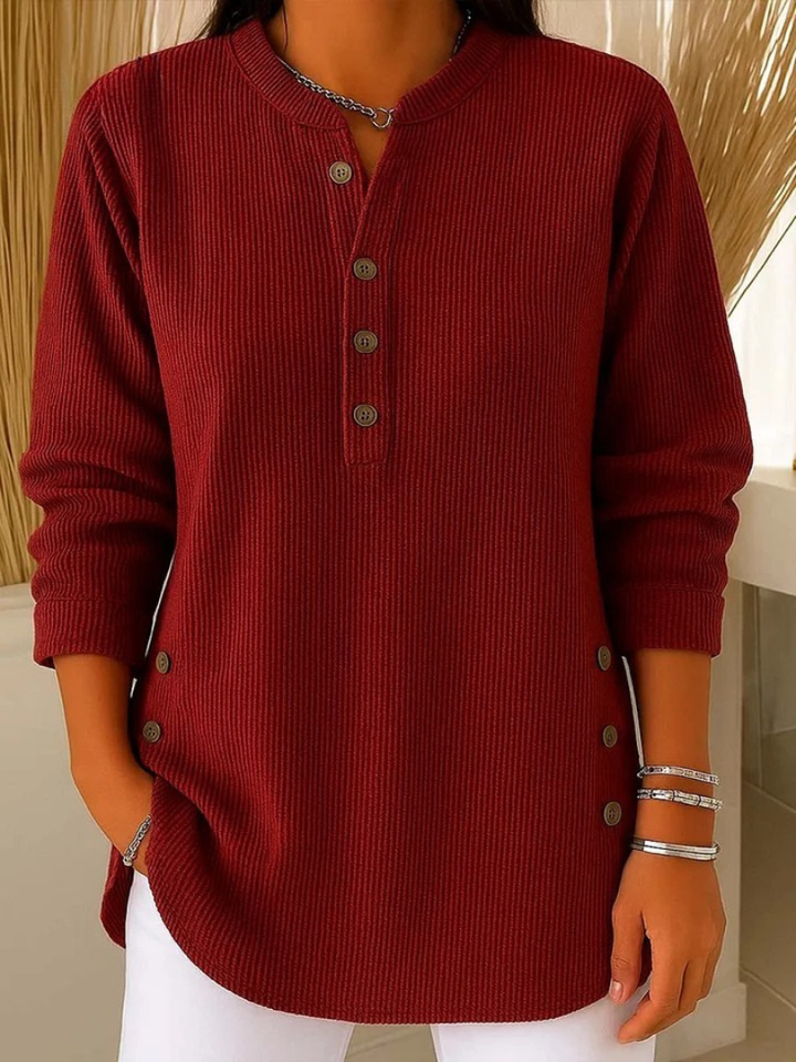 Summer | Sweater with a Round Neckline