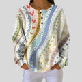 Luna | Sweater with Colorful Stripe Patterns