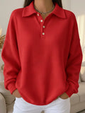 Sofia | Textured Polo Sweater