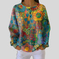 Alina | Colorful Jumper with Floral Print