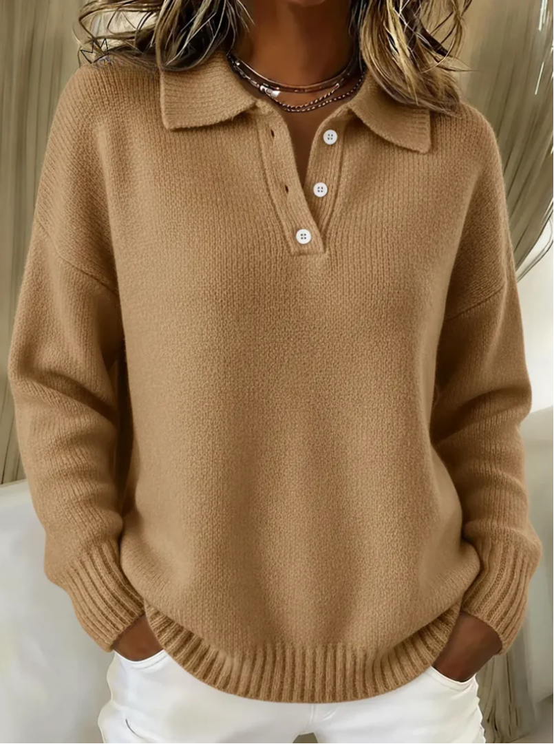 Sofia | Polo Sweater