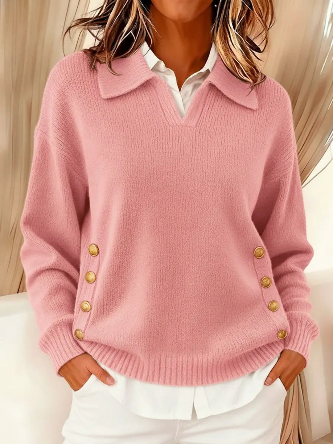 Elena | Sweater with Collar