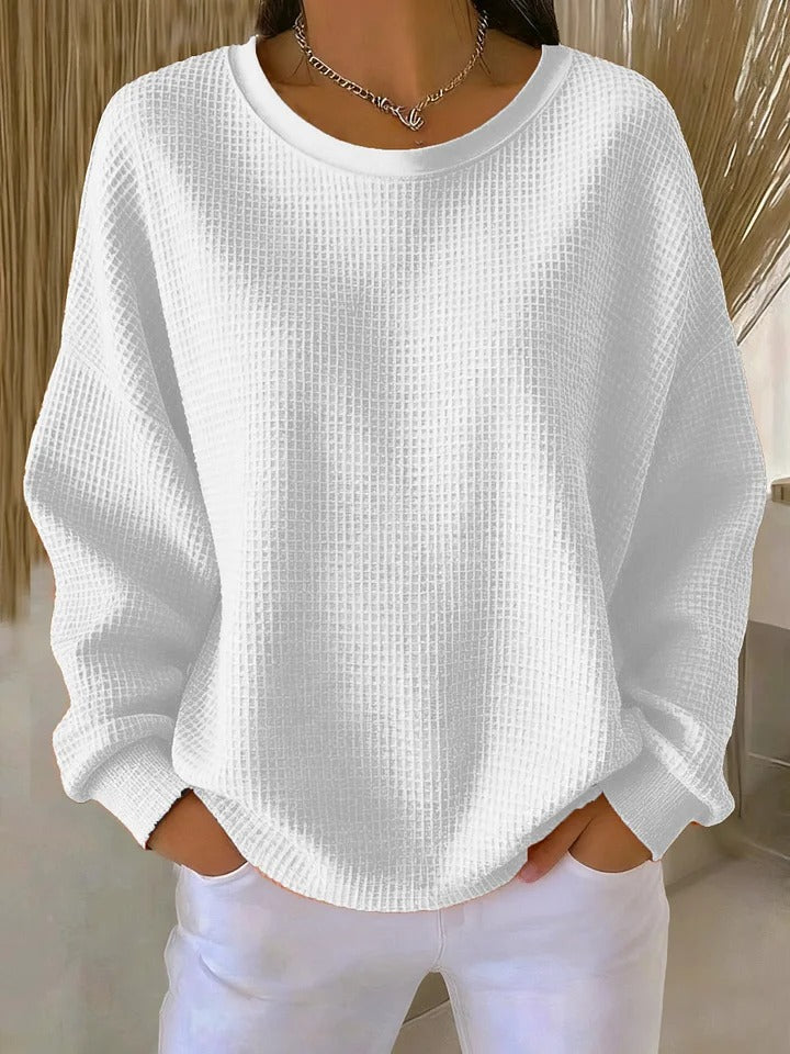 Isabelle™ | Classic Comfort Waffle Sweater