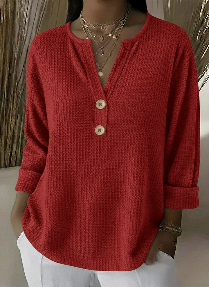 Liora | Structural Jumper with Buttons