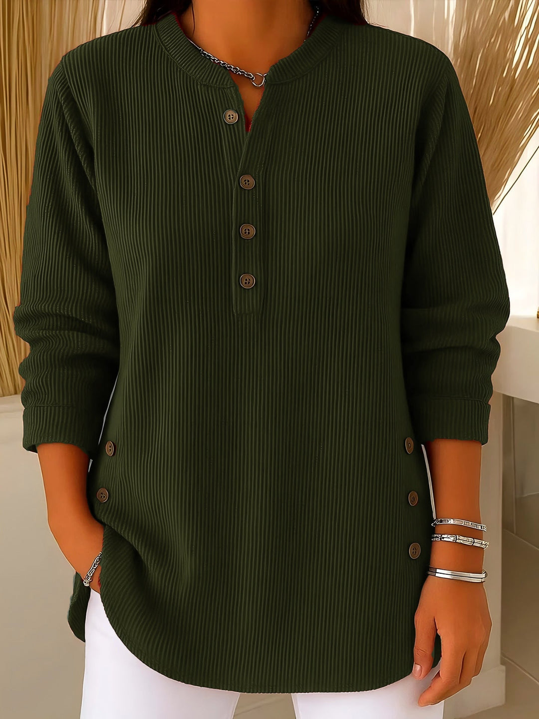 Summer | Sweater with a Round Neckline