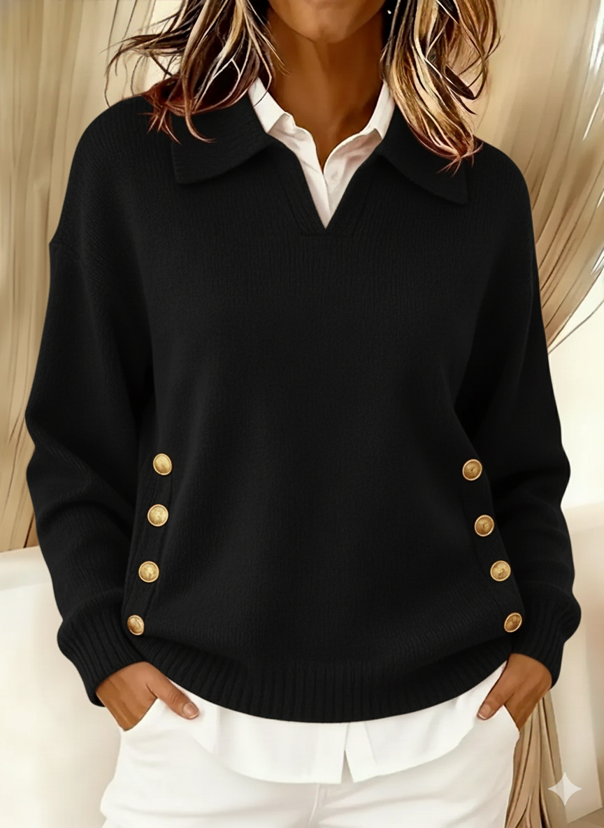 Elena | Sweater with Collar