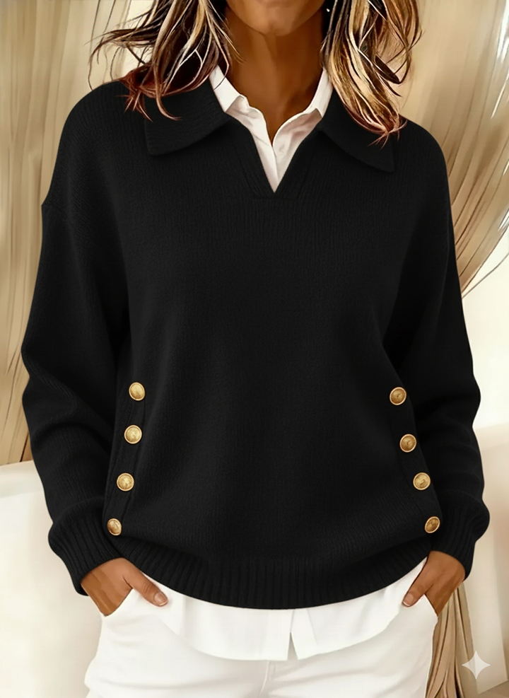Elena | Sweater with Collar
