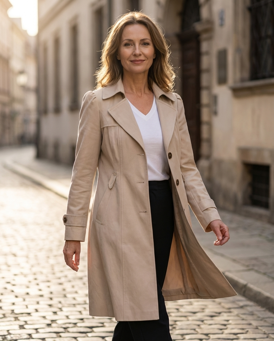 Olivia – Elegant Vintage Autumn Coat
